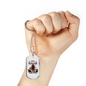 Get Rid Of Your Fear Hunting Necklace Stainless Steel or 18k Gold Dog Tag 24"-Express Your Love Gifts