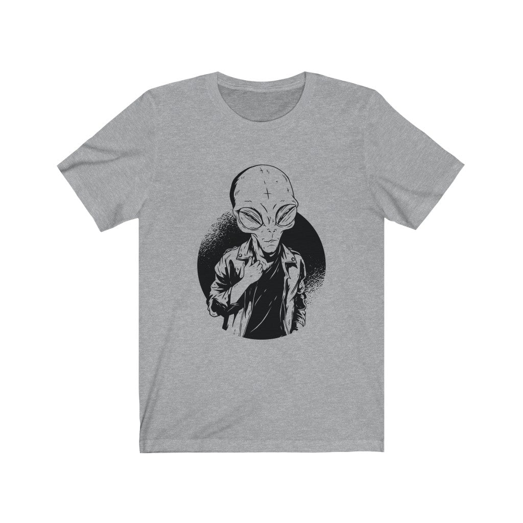 Gift for Alien UFO Fan Alien Black and White UFO TShirt-Express Your Love Gifts