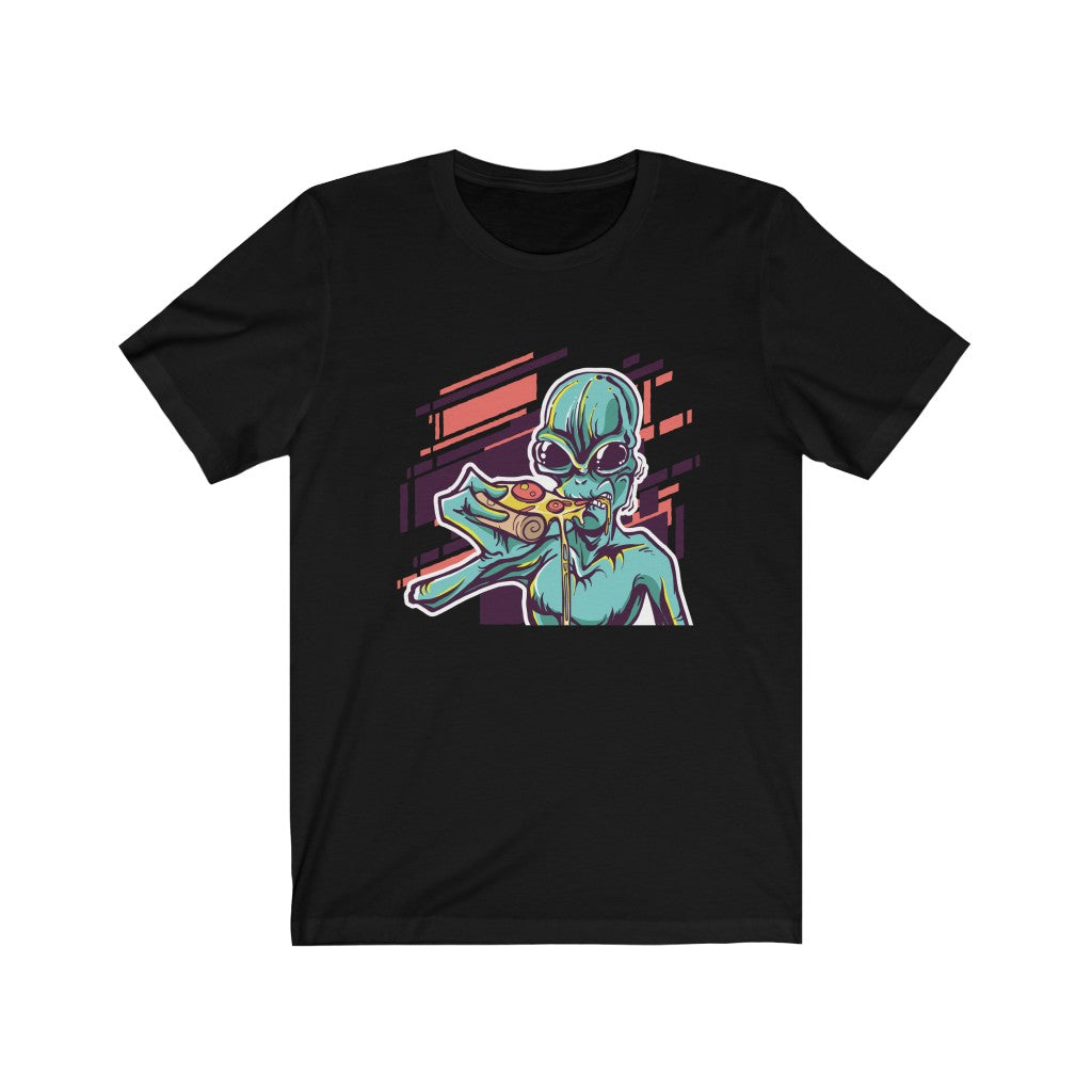 Gift for Alien UFO Fan Alien Eating Mushroom UFO Tshirt-Express Your Love Gifts