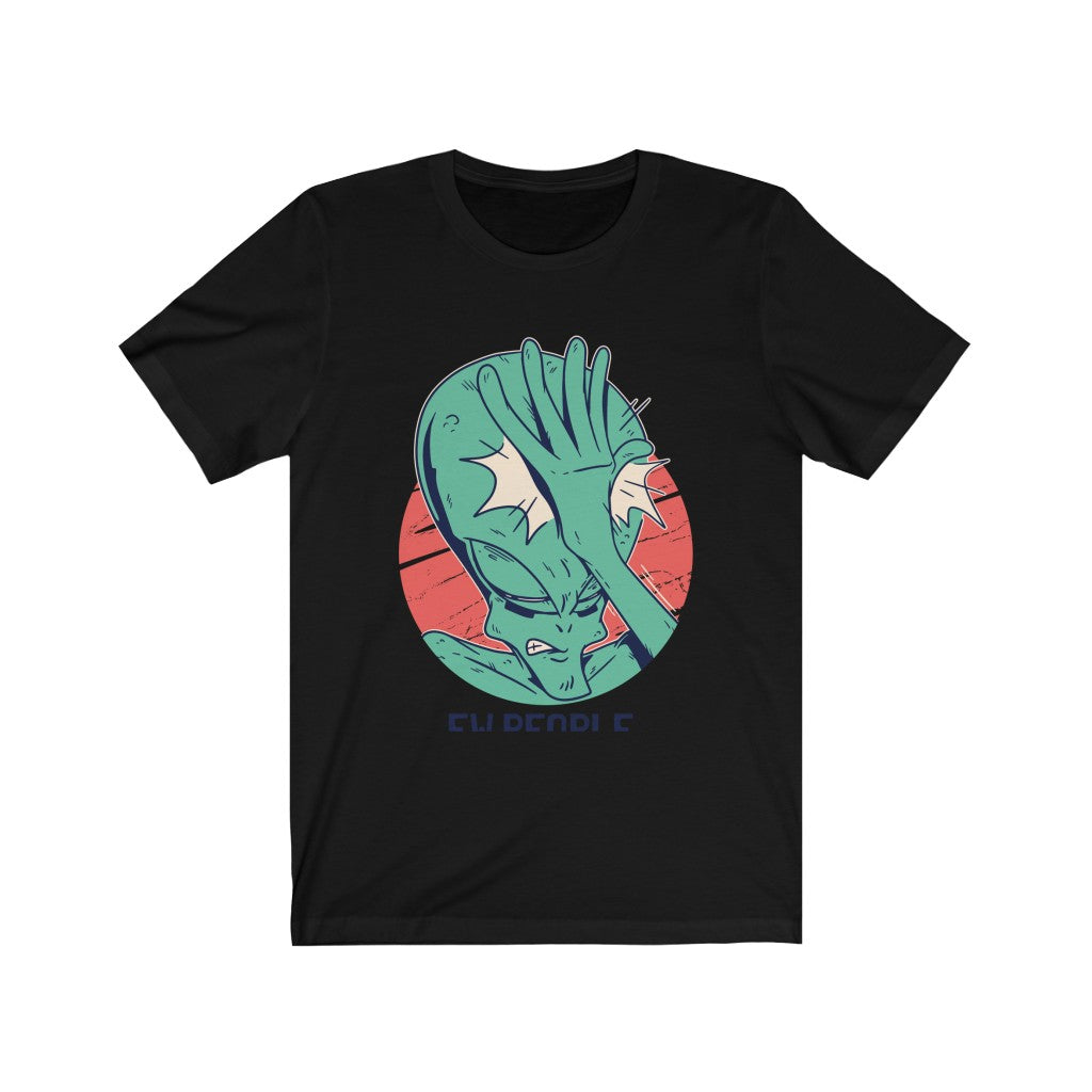 Gift for Alien UFO Fan Alien Face Palm UFO TShirt-Express Your Love Gifts