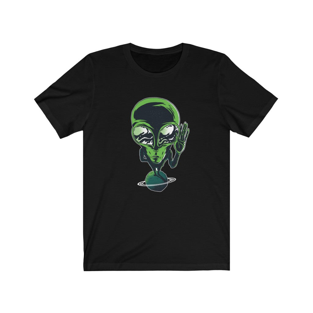 Gift for Alien UFO Fan Alien on Planet UFO TShirt-Express Your Love Gifts