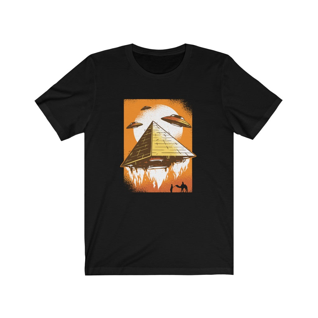 Gift for Alien UFO Fan Alien Pyramid UFO TShirt-Express Your Love Gifts