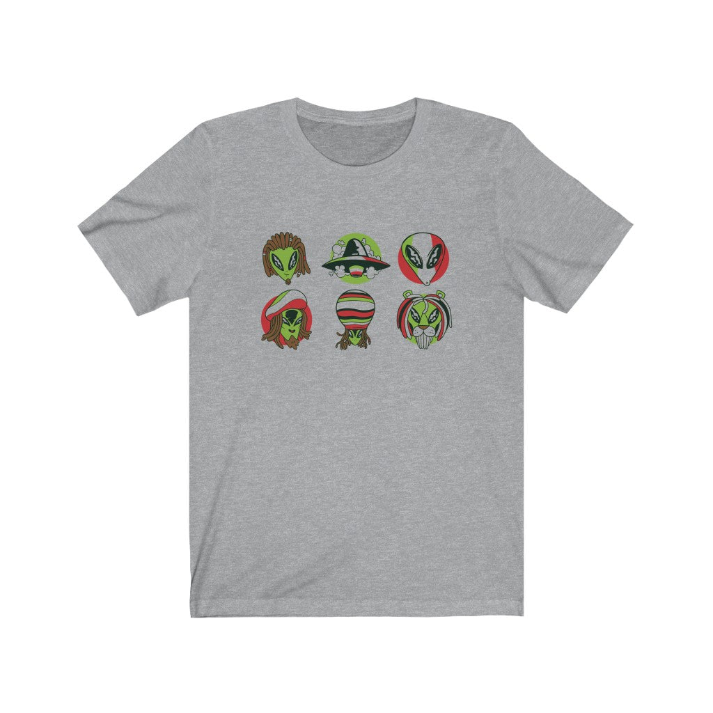 Gift for Alien UFO Fan Alien Reggae UFO TShirt-Express Your Love Gifts