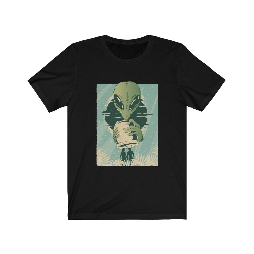 Gift for Alien UFO Fan Aliens Human UFO TShirt-Express Your Love Gifts