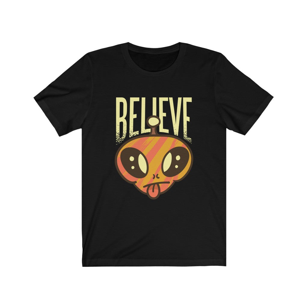 Gift for Alien UFO Fan Believe Alien UFO TShirt-Express Your Love Gifts