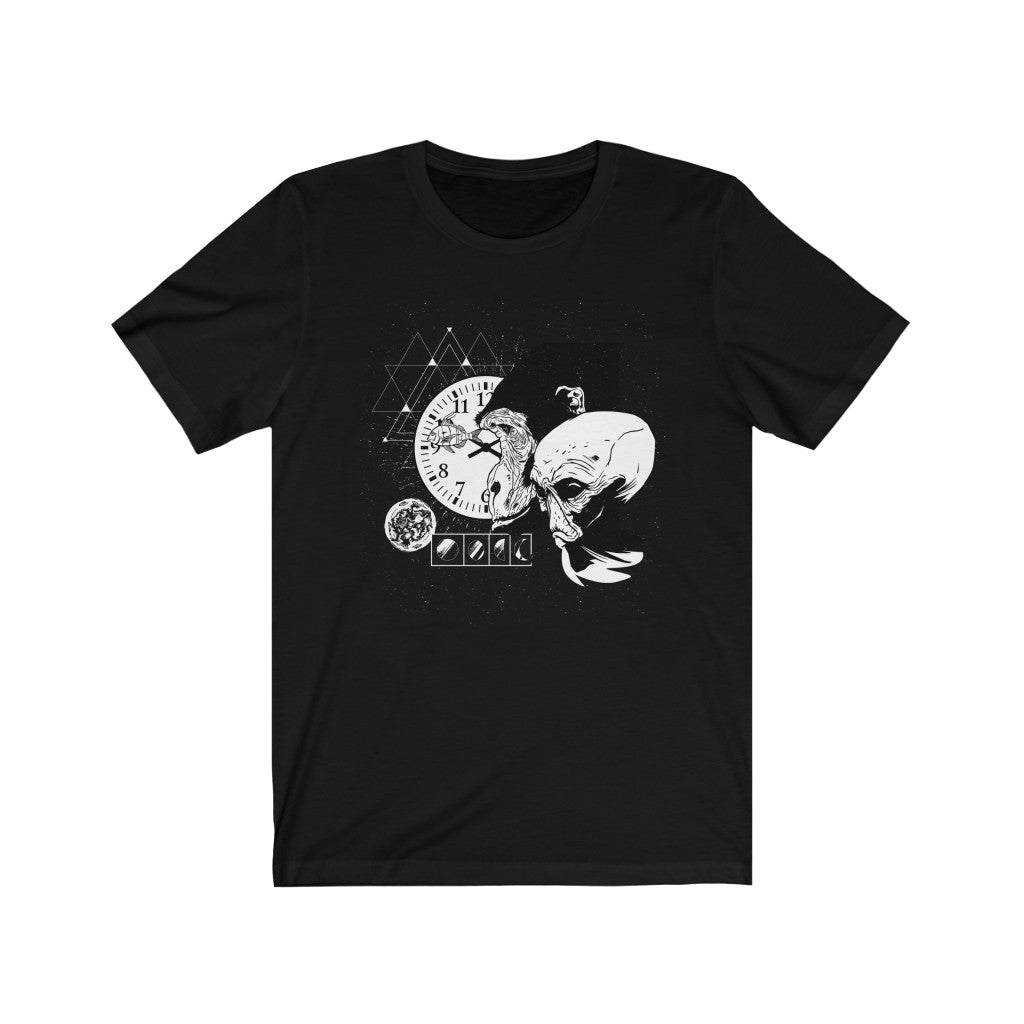 Gift for Alien UFO Fan Monkey ET UFO TShirt-Express Your Love Gifts