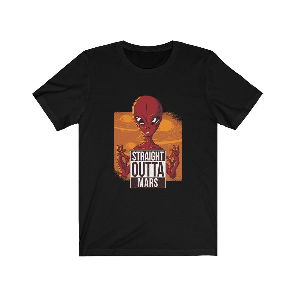 Gift for Alien UFO Fan Straight Outta Mars-Express Your Love Gifts