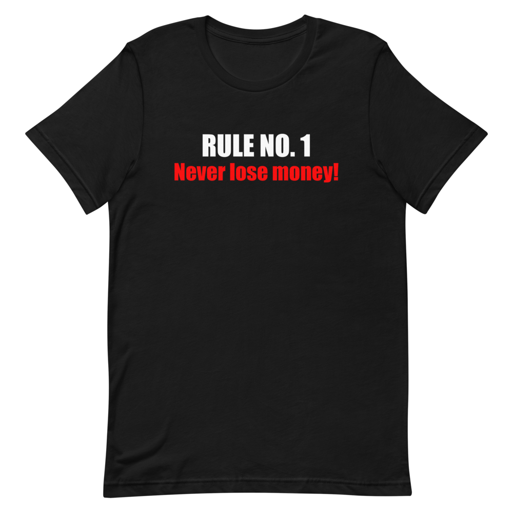 Gift For Trader Warren Buffet Fan Gift Never Lose Money Buffet Quote Double Sided TShirt Gift for Trader-Express Your Love Gifts