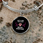 Girl British Shorthair Cat Bracelet Stainless Steel or 18k Gold Circle Bangle-Express Your Love Gifts