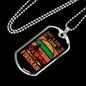 Girl Loves A Fireman Firefighter Gift Stainless Steel or 18k Gold Dog Tag 24" Chain-Express Your Love Gifts