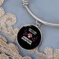 Girl Loves American Shorthair Cat Bracelet Stainless Steel or 18k Gold Circle Bangle-Express Your Love Gifts
