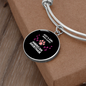 Girl Loves American Shorthair Cat Bracelet Stainless Steel or 18k Gold Circle Bangle-Express Your Love Gifts