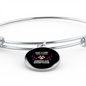 Girl Loves American Shorthair Cat Bracelet Stainless Steel or 18k Gold Circle Bangle-Express Your Love Gifts