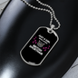 Girl Loves British ShortHair Cat Black Necklace Stainless Steel or 18k Gold Dog Tag 24-Express Your Love Gifts