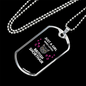 Girl Loves British ShortHair Cat Black Necklace Stainless Steel or 18k Gold Dog Tag 24-Express Your Love Gifts