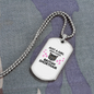 Girl Loves British Shorthair Cat Necklace Stainless Steel or 18k Gold Dog Tag 24" Chain-Express Your Love Gifts