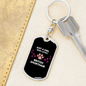 Girl Loves British Shorthair Cat Paw Keychain Stainless Steel or 18k Gold Dog Tag Keyring-Express Your Love Gifts