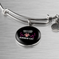 Girl Loves Burmese Cat Bracelet Stainless Steel or 18k Gold Circle Bangle-Express Your Love Gifts