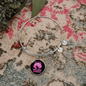 Girl Loves Cat Pink Bracelet Stainless Steel or 18k Gold Circle Bangle-Express Your Love Gifts