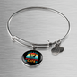 Girl Loves Cats Bracelet Stainless Steel or 18k Gold Circle Bangle-Express Your Love Gifts