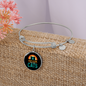 Girl Loves Cute Cats Bracelet Stainless Steel or 18k Gold Circle Bangle-Express Your Love Gifts