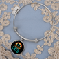Girl Loves Cute Cats Bracelet Stainless Steel or 18k Gold Circle Bangle-Express Your Love Gifts