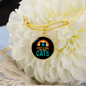Girl Loves Cute Cats Bracelet Stainless Steel or 18k Gold Circle Bangle-Express Your Love Gifts