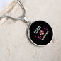 Girl Loves Devon Cat Circle Necklace Stainless Steel or 18k Gold 18-22"-Express Your Love Gifts