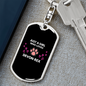 Girl Loves Devon Cat Keychain Stainless Steel or 18k Gold Dog Tag Keyring-Express Your Love Gifts