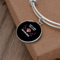 Girl Loves Devon Rex Cat Bracelet Stainless Steel or 18k Gold Circle Bangle-Express Your Love Gifts