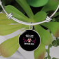 Girl Loves Devon Rex Cat Bracelet Stainless Steel or 18k Gold Circle Bangle-Express Your Love Gifts