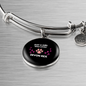 Girl Loves Devon Rex Cat Bracelet Stainless Steel or 18k Gold Circle Bangle-Express Your Love Gifts