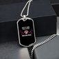 Girl Loves Devon Rex Cat Necklace Stainless Steel or 18k Gold Dog Tag 24-Express Your Love Gifts
