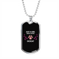 Girl Loves Ocicat Black Necklace Stainless Steel or 18k Gold Dog Tag 24" Chain-Express Your Love Gifts