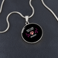Girl Loves Ocicat Cat Circle Necklace Stainless Steel or 18k Gold 18-22-Express Your Love Gifts
