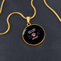 Girl Loves Ocicat Cat Circle Necklace Stainless Steel or 18k Gold 18-22-Express Your Love Gifts