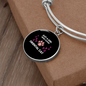 Girl Loves Oriental Cat Bracelet Stainless Steel or 18k Gold Circle Bangle-Express Your Love Gifts