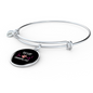 Girl Loves Oriental Cat Bracelet Stainless Steel or 18k Gold Circle Bangle-Express Your Love Gifts