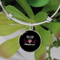 Girl Loves Persian Cat Bracelet Stainless Steel or 18k Gold Circle Bangle-Express Your Love Gifts