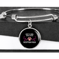 Girl Loves Scottish Fold Cat Bracelet Stainless Steel or 18k Gold Circle Bangle-Express Your Love Gifts