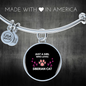 Girl Loves Siberian Cat Bracelet Stainless Steel or 18k Gold Circle Bangle-Express Your Love Gifts