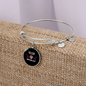 Girl Loves Sphynx Cat Bracelet Stainless Steel or 18k Gold Circle Bangle-Express Your Love Gifts