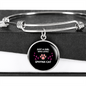 Girl Loves Sphynx Cat Bracelet Stainless Steel or 18k Gold Circle Bangle-Express Your Love Gifts