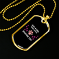 Girl Loves Sphynx Cat Necklace Stainless Steel or 18k Gold Dog Tag 24-Express Your Love Gifts