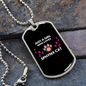 Girl Loves Sphynx Cat Necklace Stainless Steel or 18k Gold Dog Tag 24-Express Your Love Gifts
