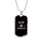 Girl Loves Sphynx Cat Necklace Stainless Steel or 18k Gold Dog Tag 24-Express Your Love Gifts