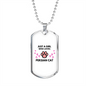 Girl Persian Cat Necklace Stainless Steel or 18k Gold Dog Tag 24" Chain-Express Your Love Gifts
