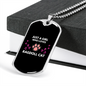 Girl Ragdoll Cat Necklace Stainless Steel or 18k Gold Dog Tag 24" Chain-Express Your Love Gifts