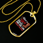 Girl's Right Shoe Horse Necklace Stainless Steel or 18k Gold Dog Tag 24" Chain-Express Your Love Gifts
