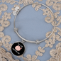 Girl Who Loves Cute Cats Bracelet Stainless Steel or 18k Gold Circle Bangle-Express Your Love Gifts